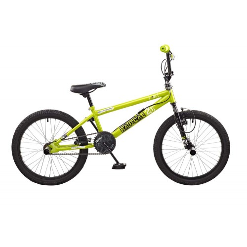 Rooster Radical 20 Green Freestyle BMX Bike